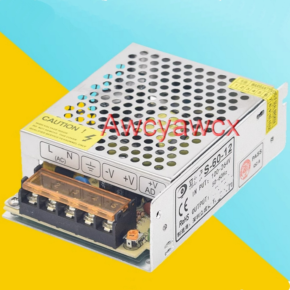 อะแดปเตอร์พาวเวอร์ซัพพลาย DC 5V 12V 24V 1A 1.25A 2A 3A 4A 5A หน้าจอ LCD CCTV 10W 12W 15W 20W 24W 25W 36W 48W 60W