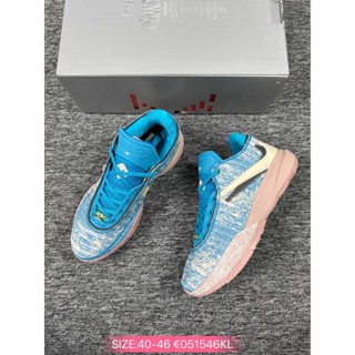 [เกรดบริษัทคาร์บอน Nk] Lebron 20 James 20th Generation รองเท้าบาสเก็ตบอล กันลื่น ดูดซับแรงกระแทก 9A54