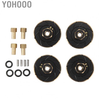 Yohooo Brass Wheel Hub Combiner  RC Brass Wheel Weights Brass Material  for AXI00002 for AXI00001