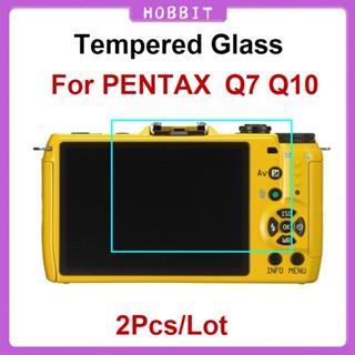 2 ชิ้น กระจกนิรภัย สําหรับ PENTAX Q7 Q10 Q 7 10 ป้องกันหน้าจอ HD ใส ป้องกัน ภาพยนตร์ กระจก ฟิล์มกล้อง กันน้ํา