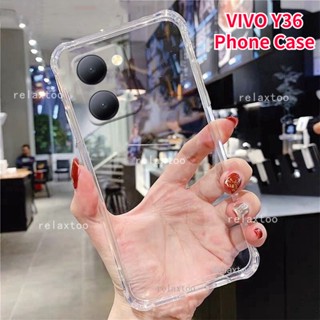 เคสซิลิโคนนิ่ม แบบใส กันกระแทก สําหรับ Vivo Y36 2023 Vivo Y36 Y 36 Y3 6 Y36 4G 5G 2023