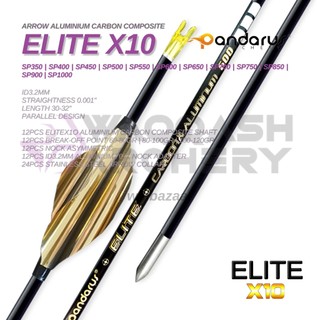 PANDARUS ELITE X10 Alloy Carbon Composite straightness 0.001 ID 3.2mm