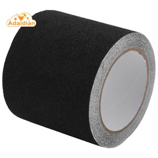 เทปกันลื่น กันน้ํา 80 กริต สีดํา ยาว 5 เมตร สําหรับบันได ในร่ม และกลางแจ้ง