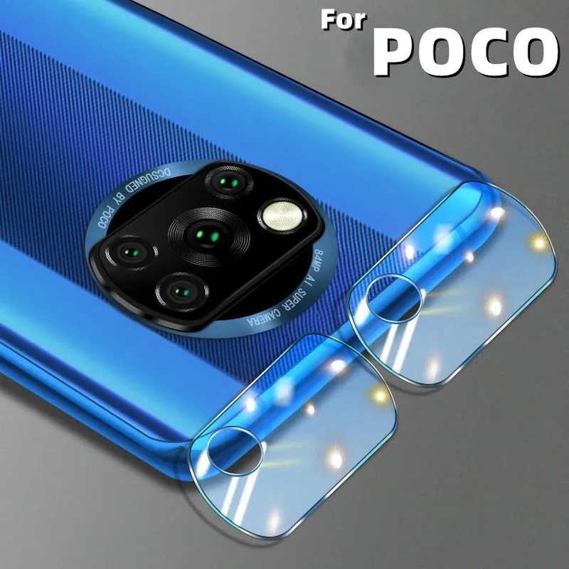 ฟิล์มป้องกันเลนส์กล้องด้านหลังใช้สำหรับ Xiaomi POCO F7 Ultra M7 X7 X6 X5 X4 X3 NFC F4 F3 GT F2 M5 M4