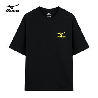 Mizuno Mizuno เสื้อยืด แขนสั้น ครึ่งแขน ผ้าฝ้าย สําหรับผู้ชาย