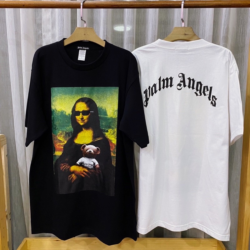 #พร้อมส่ง 🔥 เสื้อยืด Palm Angels ลายโมนาลิซ่า 🔥