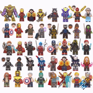ของเล่นบล็อกตัวต่อเลโก้ รูปซุปเปอร์ฮีโร่ ธอร์ กัปตันอเมริกา AIRD Marvel Avengers