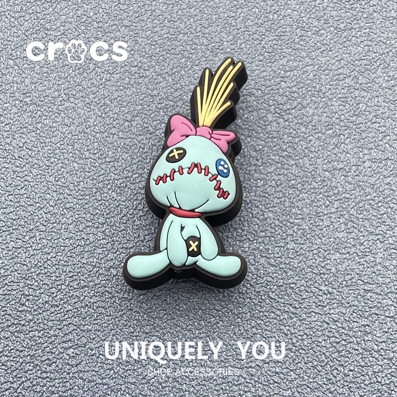 Crocs jibbitz หัวเข็มขัด ลายการ์ตูนดิสนีย์ ดอกไม้ สําหรับตกแต่งรองเท้า Crocs