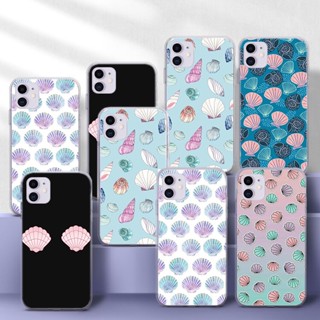 เคสโทรศัพท์มือถือแบบนิ่ม TPU ใส ลายเปลือกหอย 224A สําหรับ Redmi 6 6A 7 7A 8 8A 9 9A 9C 9T