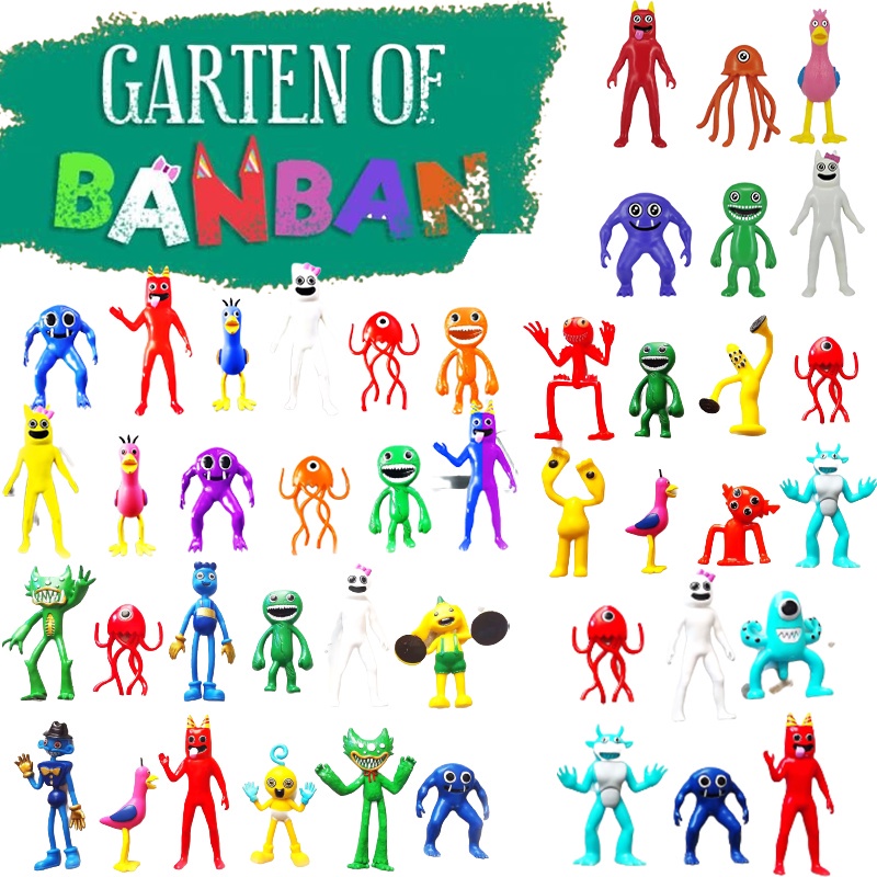 ฟิกเกอร์ Pvc รูปกัปตัน Garten of Banban MistyRose Fiddles Jumbo Josh Opila Bird FireBrick ของเล่นสําหรับเด็ก 12 ชิ้น ต่อชุด