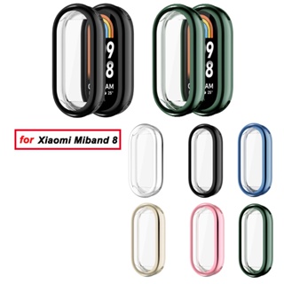 เคสป้องกัน TPU แบบบาง ชุบไฟฟ้า สําหรับ Xiaomi Miband 8 Mi Band 8