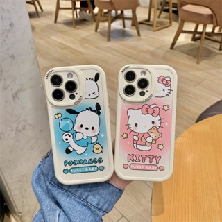 เคสโทรศัพท์มือถือนิ่ม ลายการ์ตูนคิตตี้ สําหรับ Vivo Y01 Y01A T1X Y21A Y21S Y91 Y95 Y91i Y31 2021 Y51 2020 Y53S T1 5G Y75 Y55 Y51A Y33 X50 X70 X80 PRO X60 S1 Y93 NN197T