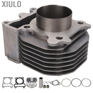 Xiulo Cylinder Piston Ring Kit  55mm/2.17in Heatproof Steel Alloy Sturdy Wear Resistant Rustproof Cylinder Piston Kit  for Motorcycle Accessories