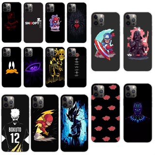 H2 Apple Iphone 12 pro เคส TPU นิ่ม ซิลิโคน ป้องกัน เคสโทรศัพท์ เคสโทรศัพท์ สีดํา