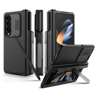 Nillkin เคส พร้อมขาตั้งกล้อง แบบสไลด์ สําหรับ Samsung Galaxy Z Fold 4