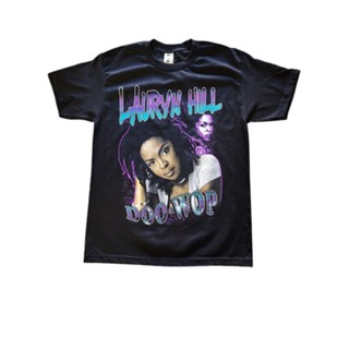 เสื้อยืด ผ้าฝ้าย พิมพ์ลาย Lauryn Hill