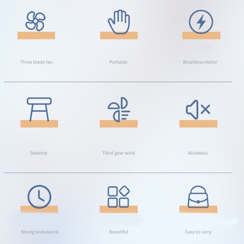 Yml3 พัดลมมือถือ ขนาดเล็ก ใช้แบตเตอรี่ AA ไร้เสียง สําหรับบ้าน ออฟฟิศ