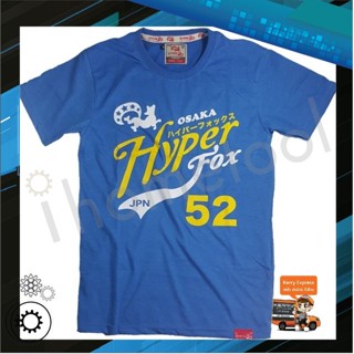 🔥 เสื้อยืด HyperFox เกรด Premium ผ้า Supersoft นุ่มมาก Cotton 100% รุ่น Osaka