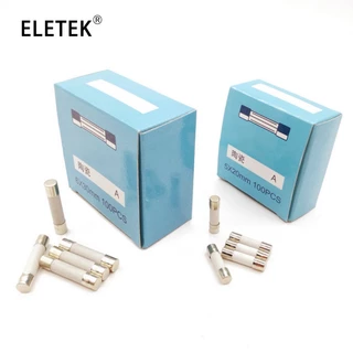 ฟิวส์หลอดเซรามิค 5x20 มม. 6x30 มม. 250V 1A 1.5A 2A 2.5A 3A 4A 5A 6.3A 8A 10A 12A 15A 20A 25A 30A 10 ชิ้น