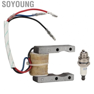 Soyoung Ignition Coils  Engine Quick Starter Convenient To Use Lasting Serving Great Conductivity Spark Plug Ignition Coil Kit  for  Bicycles