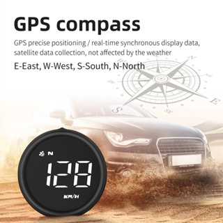 เครื่องวัดความเร็ว GPS HUD Head Up Display พร้อมความเร็ว คําเตือนความเร็วเกิน การวัดระยะทาง การแจ้งเตือนความเมื่อยล้า สําหรับยานพาหนะทุกคัน