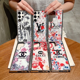 เคสโทรศัพท์มือถือชุบไฟฟ้า 2 in 1 สําหรับ Samsung S23 Ultra S23 S22 Plus S21