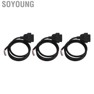 Soyoung OBD Connector Cable  High Flexibility OBD2 Adapter Cable Wear Resistant Wide Compatibility Female To Color Bare Wire  for Vehicles