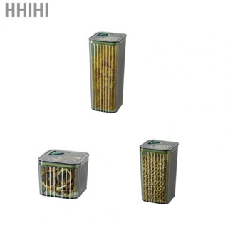 Hhihi Kitchen  Storage Box Double Sealing Transparent Keep Dry Multifunctional Kitchen Storage Jar Dark Green