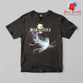 เสื้อยืด พิมพ์ลาย METALLICA FUME พรีเมี่ยม สําหรับเด็กผู้ชาย และผู้หญิง อายุ 1-9 ปี