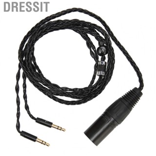 Dressit XLR To 3.5mm Headphone Cable Lossless  4 Pin Flexible XLR To Dual 3.5mm Cable Silver Plated Copper Wire for D600 for Z7M2