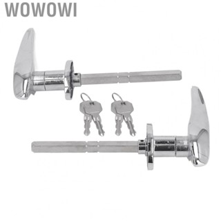 Wowowi Door Handle  Lustrous Appearance Car Exterior Door Handle Lightweight 1 Pair  for Vehicle