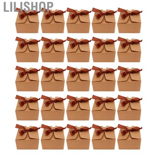 Lilishop Quadrate Gift Box With Lids Reusable Safe Eco Friendly Kraft Paper Gift Box Wi