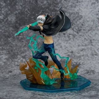 ฟิกเกอร์ One Piece FiguartsZERO Super Fierce Battle Trafalgar Law Wano Country Onigashima ของเล่นสําหรับเด็ก