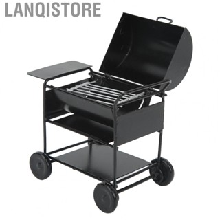 Lanqistore Mini BBQ Grill Model  Mini BBQ Grill Oven Model Lifelike Shape Well Designed Black Iron  for 1/10 RC Crawler