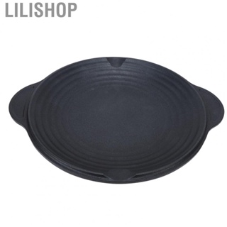 Lilishop Korean BBQ Grill Pan Smoothing Surfaces BBQ Grill  for Outdoor Barbecue for Camping