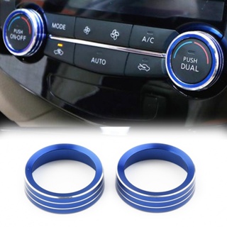 ⚡READYSTOCK⚡2 AC Climate Control Knob RingCovers For Nissan Rogue XTrail 20142018 JxoGvQ