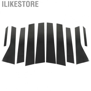 Ilikestore B Pillar   Carbon Fiber B Pillar Trim Lightweight 10PCS  for Car Modification