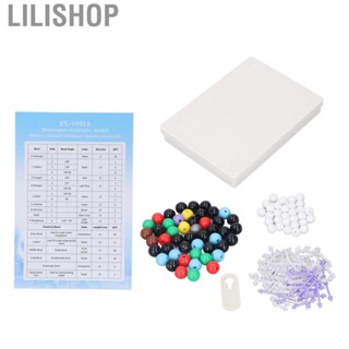 Lilishop Colorful Molecular Model  High Safety Easy Assemble Organic Chemistry Model Kit 189PCS Hands on Training with Storage Box for Classroom