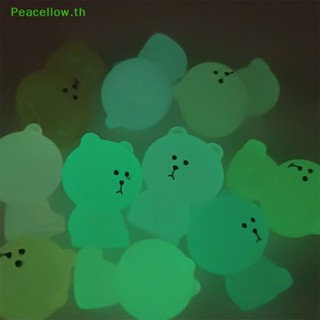 Peacellow ฟิกเกอร์เรซิ่น รูปการ์ตูนหมี ขนาดมินิ 3.4 ซม. หลากสีสัน สําหรับตกแต่งบ้าน สมุดภาพ DIY TH