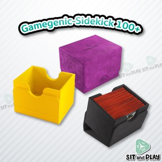 Gamegenic - Sidekick 100+ Convertible กล่องใส่การ์ด แนวนอน ปิดด้วยแม่เหล็ก ถอดฝาออกได้