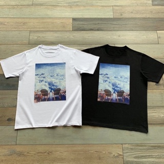 QK2U KITH letter artist joint chair cloud couple heavy short sleeve t-shirt!