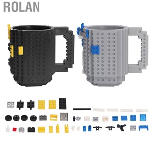 Rolan Building Blocks Cups  Free Build On Brick Coffee Mug for Party