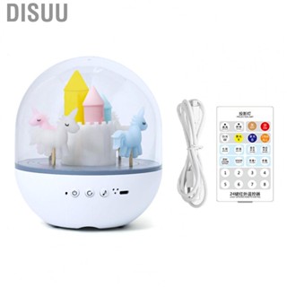 Disuu Night Lamp  Carousel Projector Light Free Rotating Idea Present Home Decoration  for Home