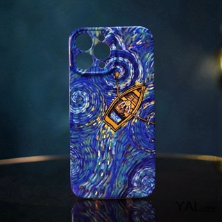 เคสโทรศัพท์มือถือแบบแข็ง กันกระแทก ลายภาพวาดสีน้ํามัน Van Gogh สําหรับ Iphone 14promax 13promax 12promax 11promax