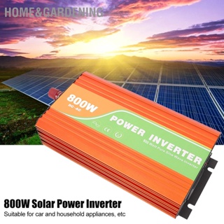 Home&amp;Gardening 800W ความถี่สูง Pure Sine Wave รถอินเวอร์เตอร์พลังงานแสงอาทิตย์ 220V แรงดันขาออก