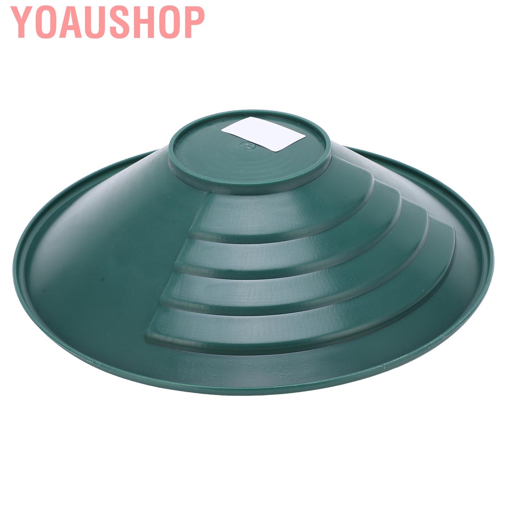 Yoaushop ถาดตะแกรงร่อนสีทอง 260 มม. เครื่องแยกประเภทการซัก Panning Tool สีเขียว