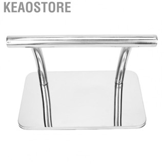 Keaostore Stainless Steel Pedicure Foot Stand High Bearing  Simple Installation