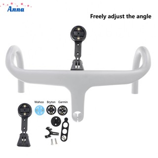 【Anna】Bike Computer Holder Black Computer Stopwatch Mount Odometer Mount Plastic