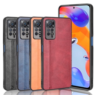 เคสโทรศัพท์มือถือ หนัง PU สไตล์นักธุรกิจ สําหรับ Redmi note 11 Pro 5G note 11 Pro