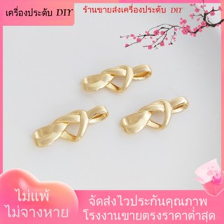 💖เครื่องประดับ DIY ขายส่ง💖ตัวเชื่อมต่อ ชุบทอง 14k รูปหัวใจ ประดับโบว์ แฮนด์เมด DIY สําหรับทําเครื่องประดับ สร้อยคอ สร้อยข้อมือ[หัวเข็มขัดเชื่อมต่อ/สร้อยคอ/สร้อยข้อมือ/กําไลข้อมือ]